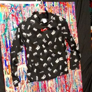 Nike Black and White Kids Hoodie